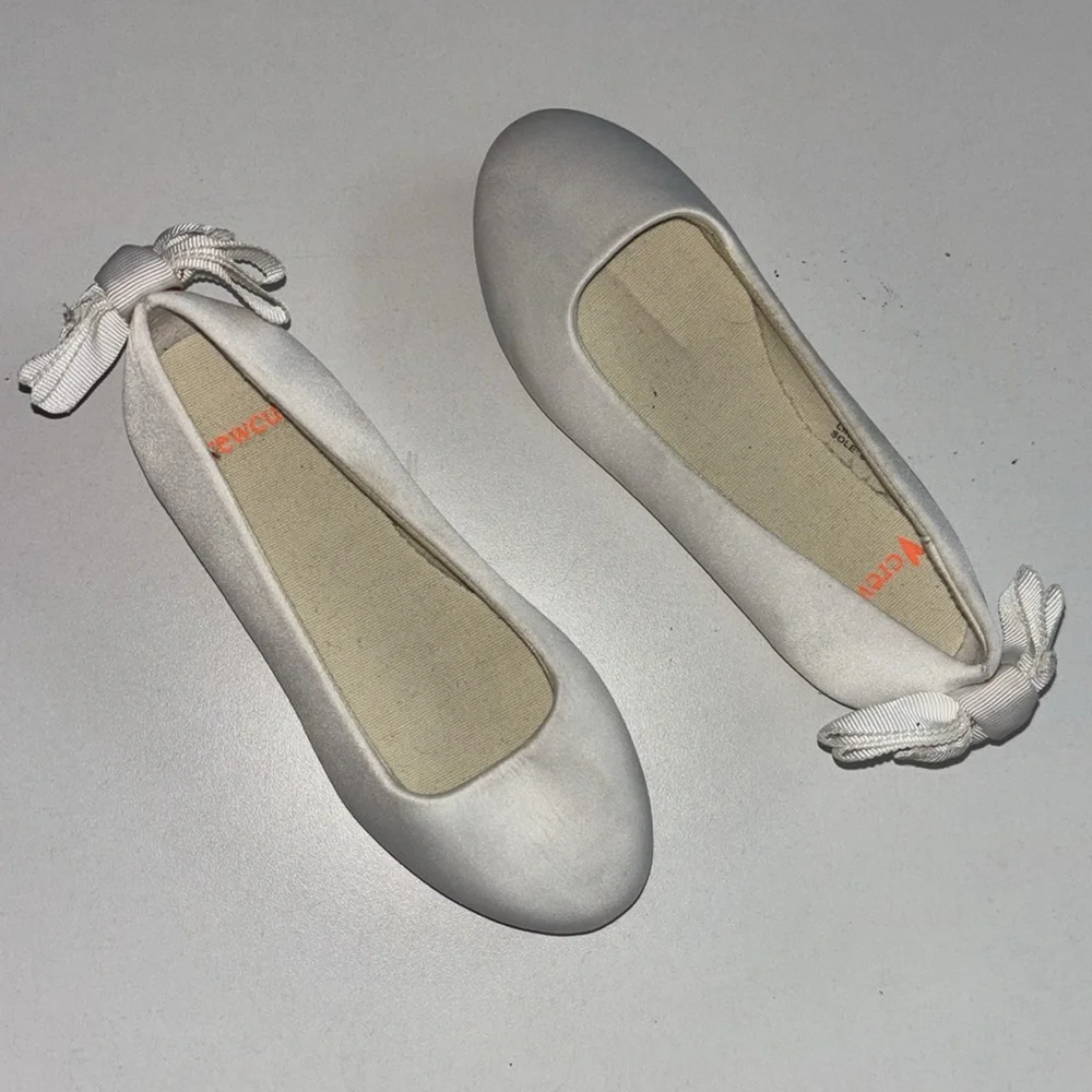 J. Crew Crewcuts Bridal Graduation Grosgrain Ribbon Bow Back Ballet Party